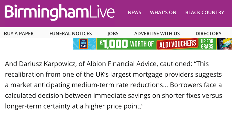 Warning issued to anyone with a mortgage over change which kicked in last Wednesday